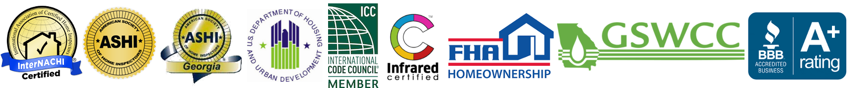 Home inspection badges and certifications
